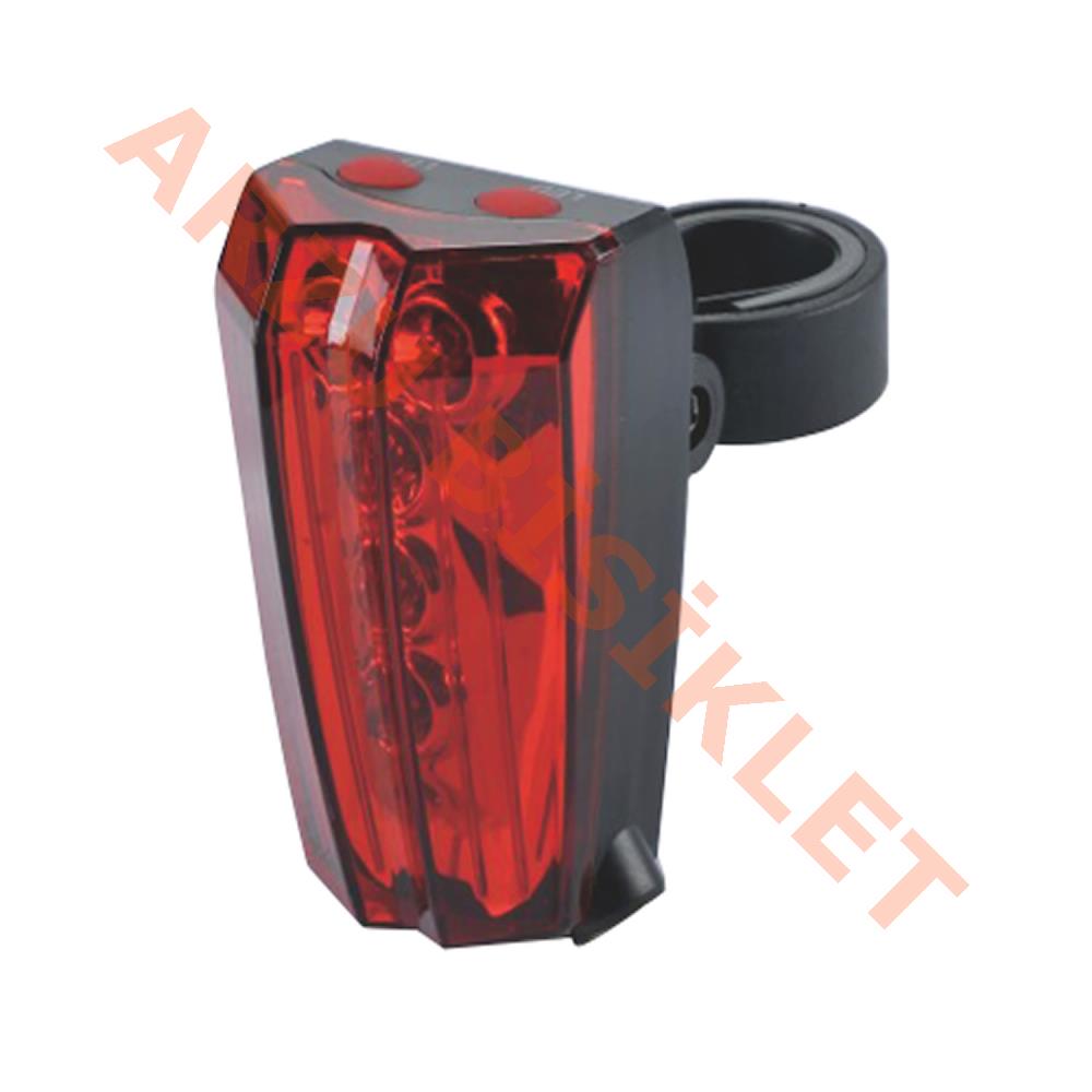 ARKA STOP LAZER 5 LED Lİ - 3 FONKSİYONLU - SU GEÇİRMEZ [PİL DAHİL] JY-2L-A