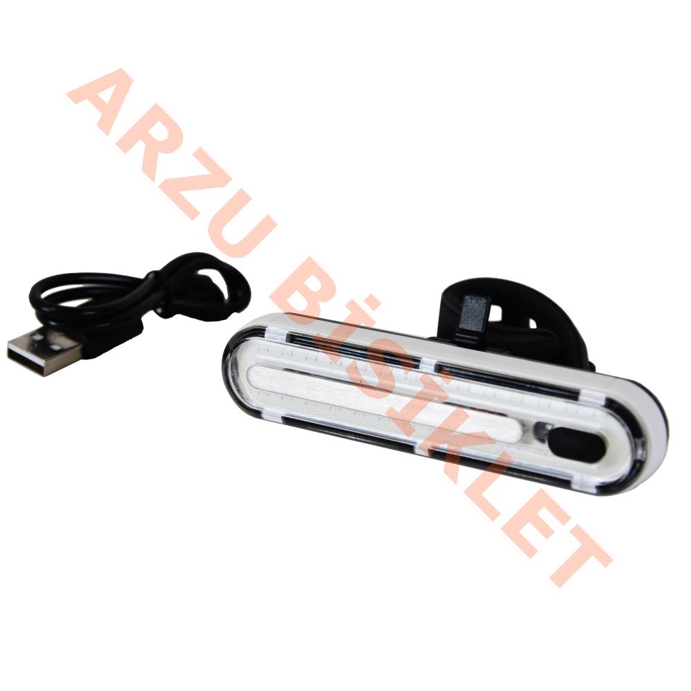 BİSİKLET ÇAKAR 16 FONKSİYONLU RENKLİ IŞIKLI [60 LUMEN - USB GİRİŞLİ] RCTS-5806