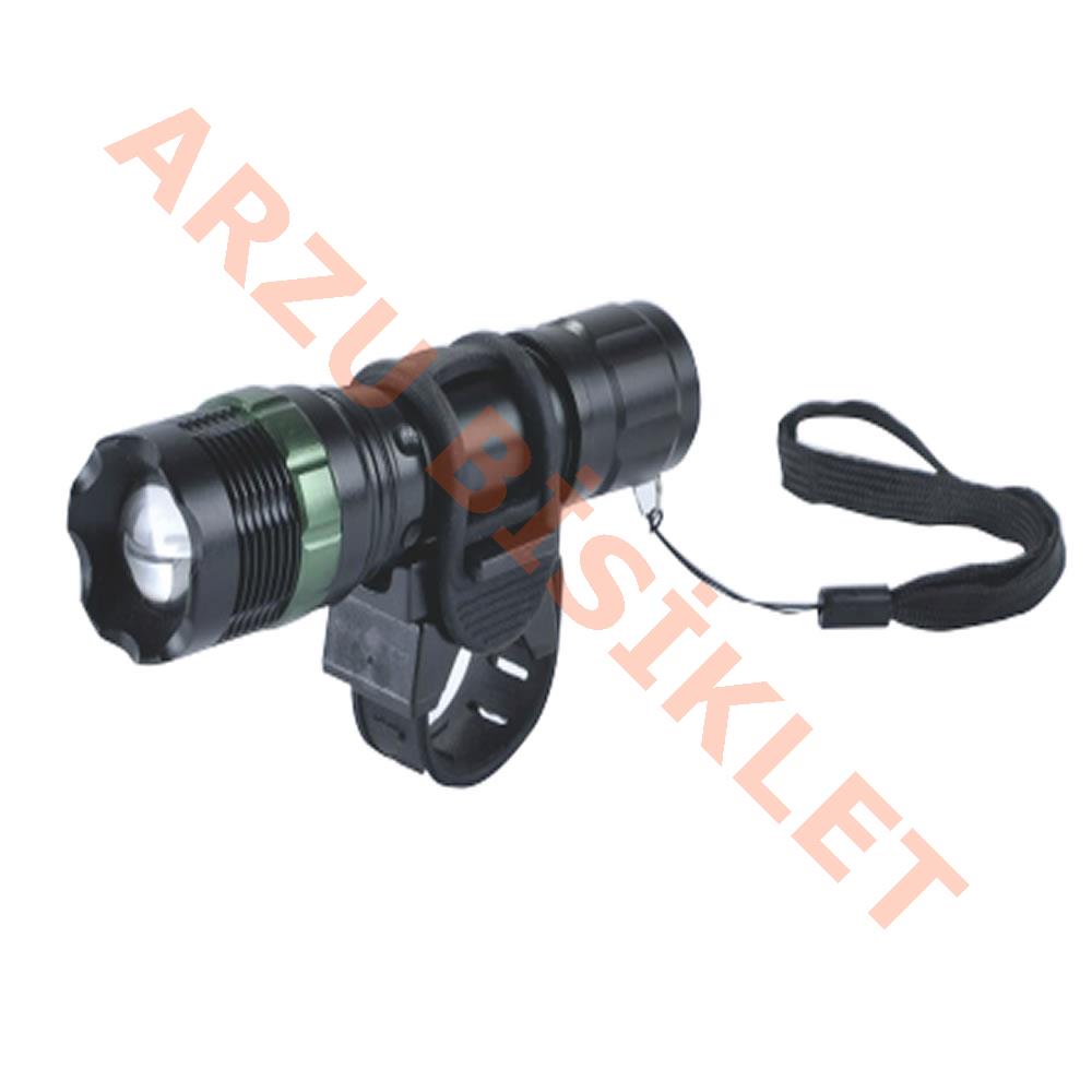 FAR / EL FENERİ 3 WATT CREE LED Lİ - 3 FONKSİYONLU [ŞARJ EDİLEBİLİR PİL VE ŞARJ ALETİ DAHİL] JY-87