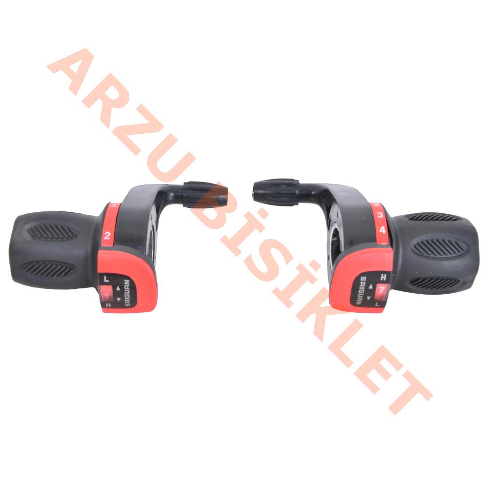 GRIP SHIFT VİTES KOLU 7 ' Lİ NO-INDEX KDSG-08 [OEM AMBALAJ] - KIRMIZI - SAIGUAN