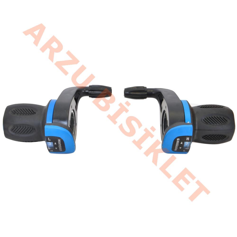 GRIP SHIFT VİTES KOLU 7 ' Lİ NO-INDEX KDSG-08 [OEM AMBALAJ] - MAVİ - SAIGUAN