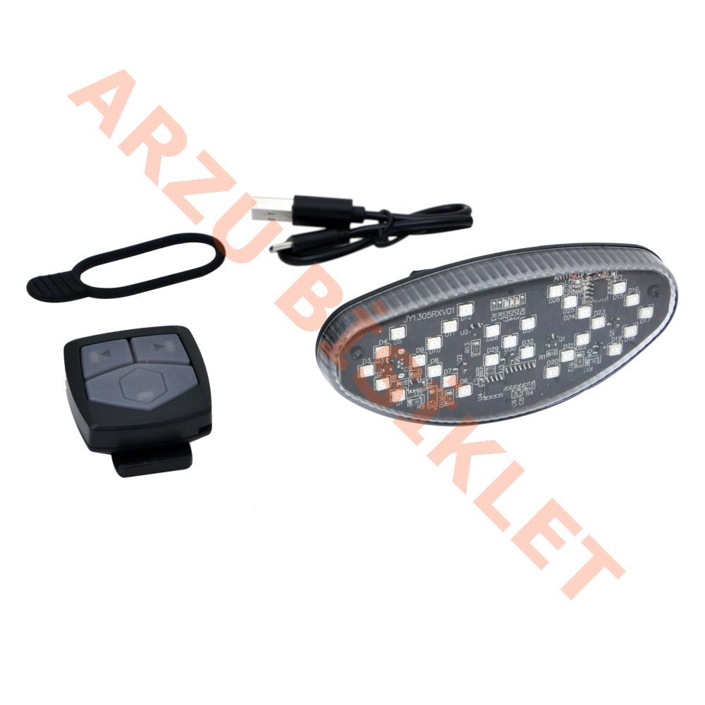 STOP-SİNYAL SETİ [USB ŞARJLI - UZAKTAN KONTROL] RCTS-5031