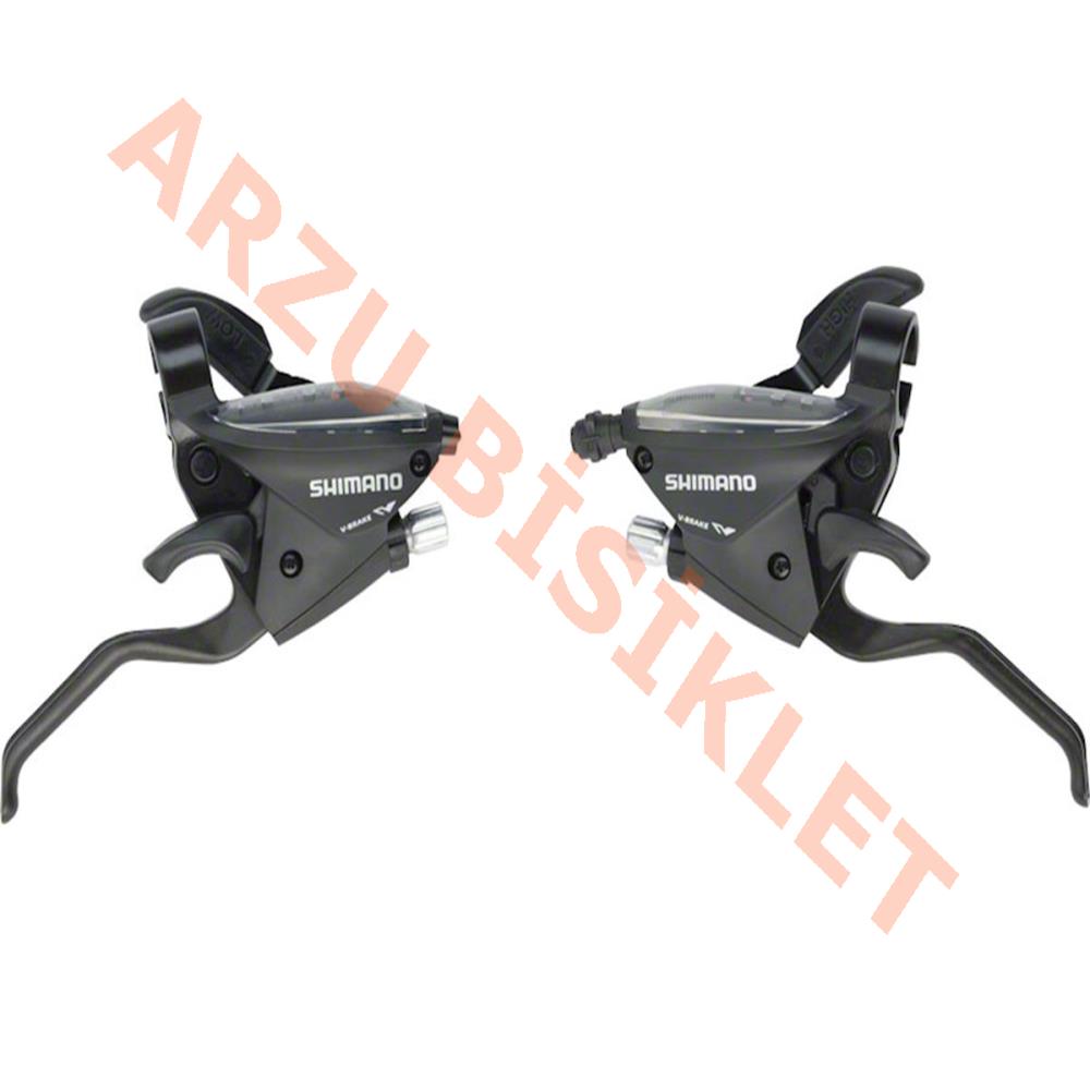 VİTES + FREN KOLU SETİ ST-EF510 2A 3x8 SPD [KUTULU] SHIMANO